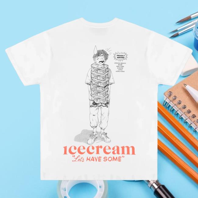 Official Metro Fusion Icecream The Collector T Shirt White Metrofusion