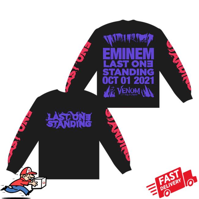 Official Eminem Store Merch Slim Shady Venom: Last One Standing Long Sleeve Tees (Black) SlimShady Clothing Shop