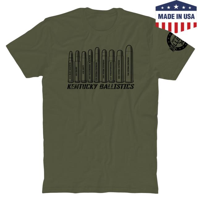 Official Kentucky Ballistics Merch Elephant Bullets Tee Kentucky Ballistics Clothing Shop