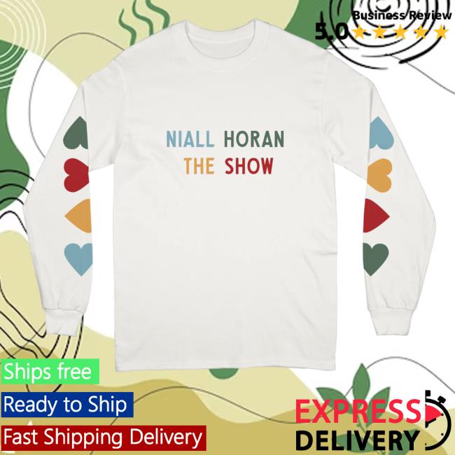 Official Niall Horan Merch Tracklist Long Sleeve