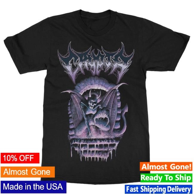 Official Indie Merch Store Shop Crypta Gargoyle Popover Shirt IndieMerchStore