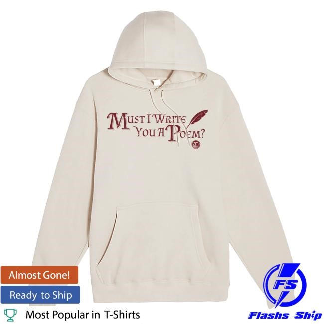 Official Connor Tomlinson Merch Store Connor Tomlinson Must I Write You A Poem V2 Tee