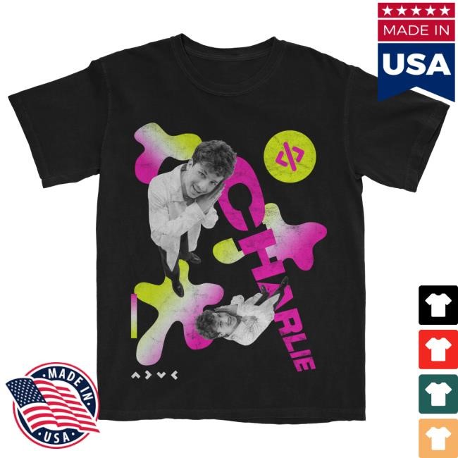 Official Charlie Puth Merch Store CHARLIE Left and Right Tee