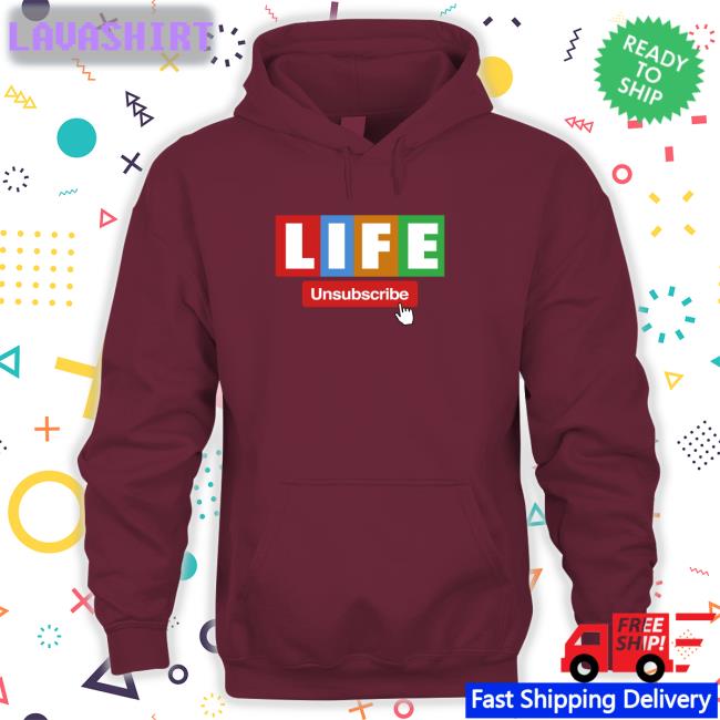 Unsubscribe Podcast Life Hoodie