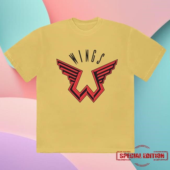 Official Paul McCartney Store Wings Logo T Shirt PaulMcCartney