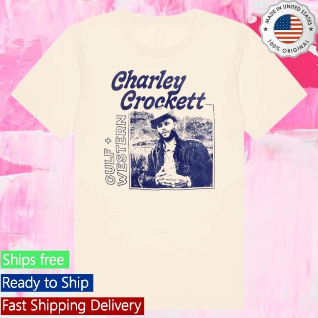 Charley Crockett Gulf & Western Natural Tee | Vintage Style Graphic