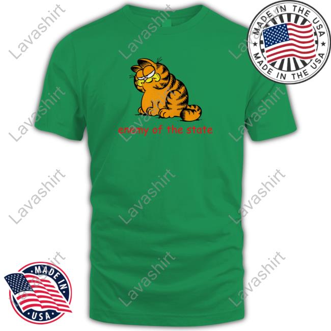 Official Garfield Enemy Of The State Hoodie