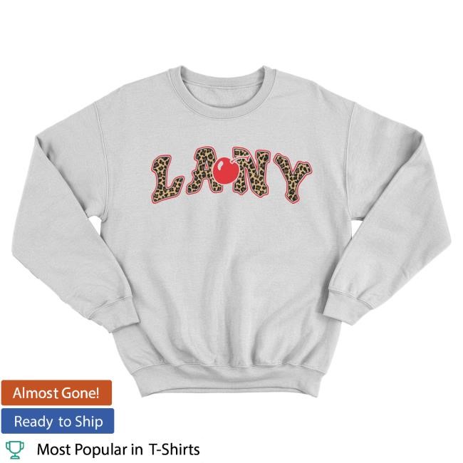 Official Lany Merch Store Shop Leopard Lany Crew neck Sweatshirt