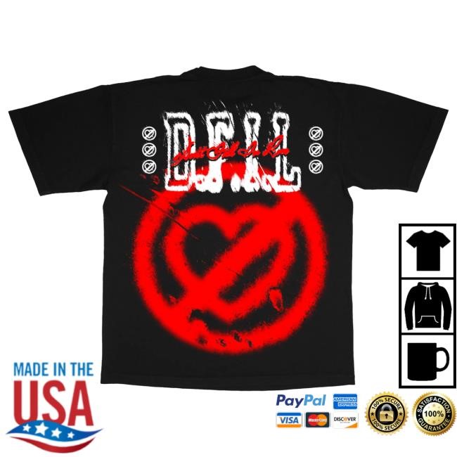 Don't Fall in Love Fest Dfil Complex - Black S/S (Exclusive) Top Shirt Complex Merch Store Official