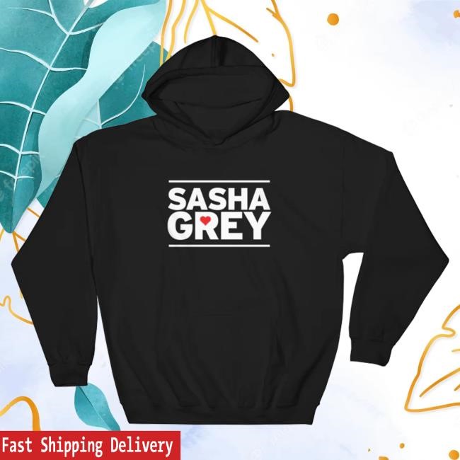 Official Sasha Grey Merch Sasha Grey Heart Popover Hoodie