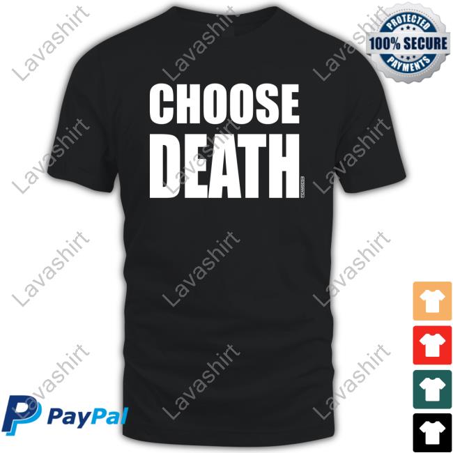 Choose Death White Sweartshirt Teamsesh Merch