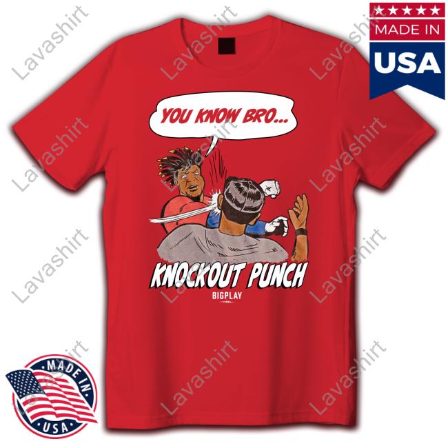 Official Bigplay You Know Bro Ko Knockout Punch Tee